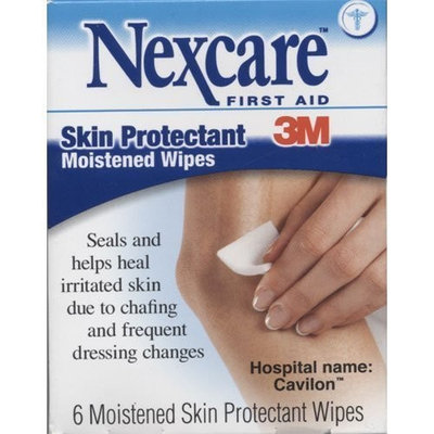 3M Nexcare Skin Protectant, Moistened Wipes, 6 Moistened Skin Protectant Wipes (Pack of 3)