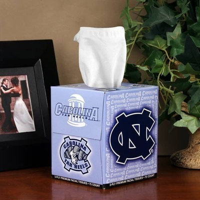 Football Fanatics NCAA North Carolina Tar Heels (UNC) Box of Sports Tissues