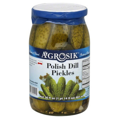 A-grosik Pickle Polish Dill 30 OZ (Pack Of 12)
