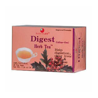 Health King Medicinal Teas Digest Herb Tea Caffeine Free 20 Tea Bags