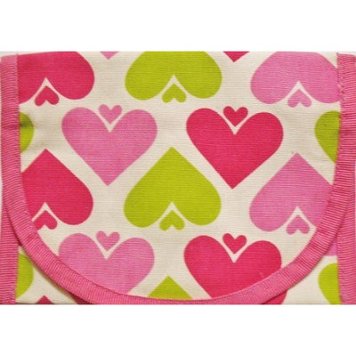 ReSnackIt Reusable Sandwich Size Bag, Hearts