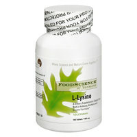 FoodScience of Vermont L-Lysine 500 mg Dietary Supplement Tablets