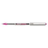 Uniball uni-ball Vision Roller Ball Stick Waterproof Pen, Fine- Pink Ink (12