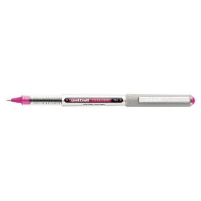 Uniball uni-ball Vision Roller Ball Stick Waterproof Pen, Fine- Pink Ink (12