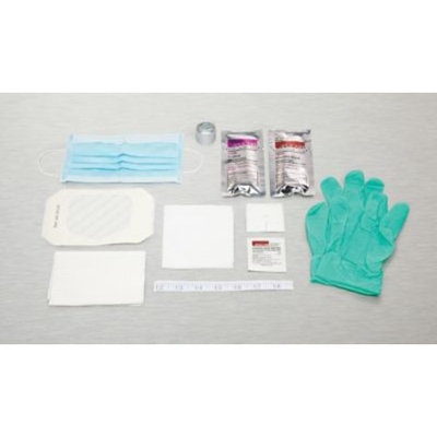 Medline Central Line Dressing Trays with Alcohol/PVP Swabsticks, 40/Pack