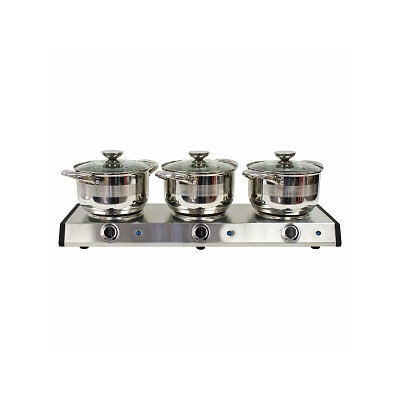 Nostalgia Electrics TDO250SS 2.5-Quart Slow Cooker Trio