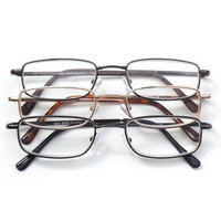 OPTX 20/20 Alphareader 3 Pair Valupac Metal Readers 2.00