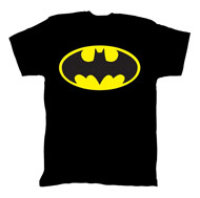Bio World Merchandising Batman Bright Logo Mens Tee - XXLarge