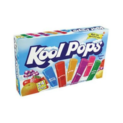 Kool Pops Assorted Flavors, 24-Count (Pack of 12)