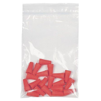 Value Brand F40253K Reclosable Bag, 2 or 4 mil, 3 In. L, PK1000