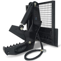 Titan Distributors 12 Rotating Tree Shear HD 5 Cylinder Skid Steer Tractor Loader Attachment