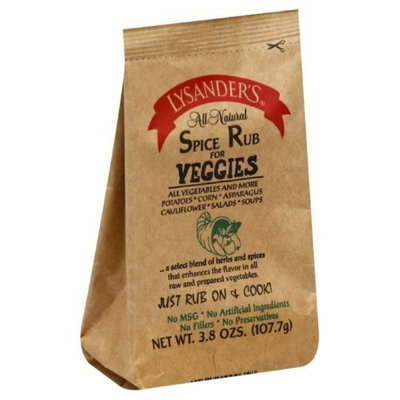 Lysander's Spice Rub for Veggies, 3.8-Ounce (Pack of 6)