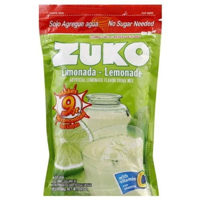 Zuko Instant Powder Drink, Lemon, 14.1-Ounce (Pack of 6)