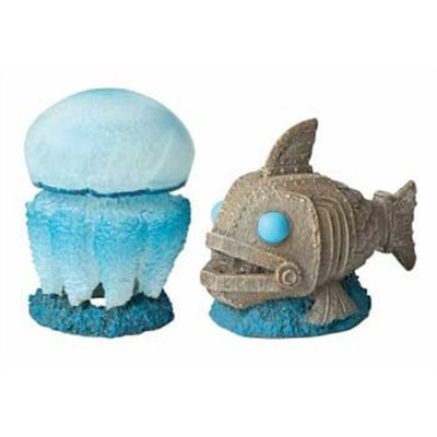 Hydor USA Hydor H2Show Atlantis - Jellyfish and Fish Decoration Combo Pack