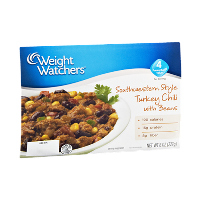 Weight Watchers Southwestern Style Turkey Chili with Beans