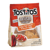 Tostitos® Artisan Recipes Tortilla Chips Grilled Red Pepper & Tomato Salsa