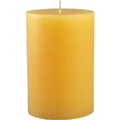 Zest Candle CPZ-116-24 2 x 6 in. Yellow Pillar Candle -24pcs-Case - Bulk