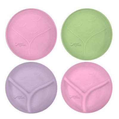 green sprouts by i play. Sprout Ware Plate & Bowl Set - Boy