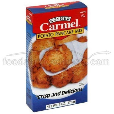 Carmel Food Potato Pancake Mix, 6 Ounce -- 12 per case.
