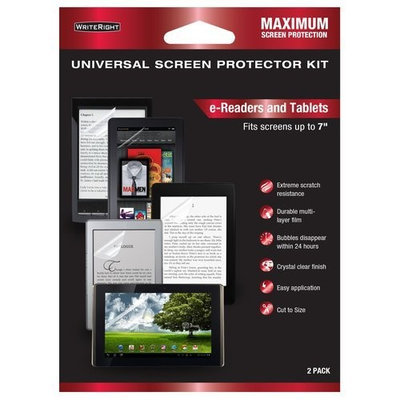 Writeright Universal E-reader / Tablet screen protector Fits up to 7