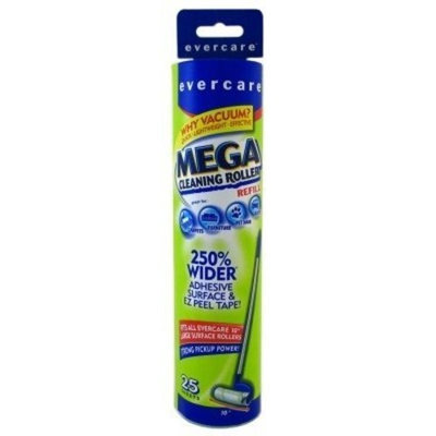 Evercare Mega Cleaning Roller Refill 25 Sheets 10Inches Wide