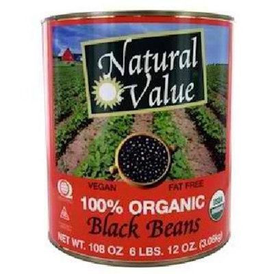 Natural Value Black, 108-Ounce (Pack of 6)