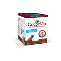 CocoaVia Dietary Supplement, Unsweetened, Dark Chocolate 0.27 Ounces each, 30 Count