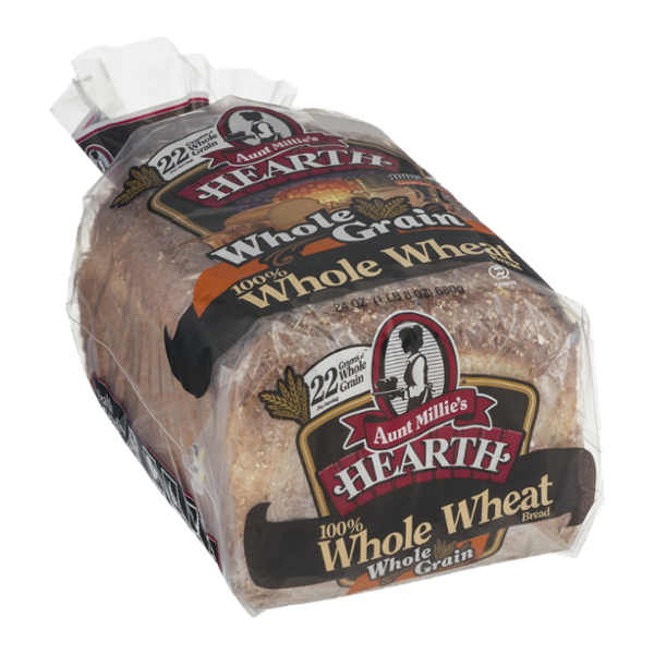 Aunt Millie's Hearth 100% Whole Wheat Bread