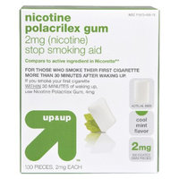 Up & Up Nicotine Polacrilex 2-mg. Gum - Cool Mint (100-pk.)