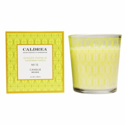 Caldrea Fragranced Candle, No 15 Ginger Pomelo, 8.1 oz