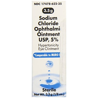 Sodium Chloride 5 percentage Ophthalmic Ointment 0 .12 oz , 3. 5 gm, Compare to Muro 128