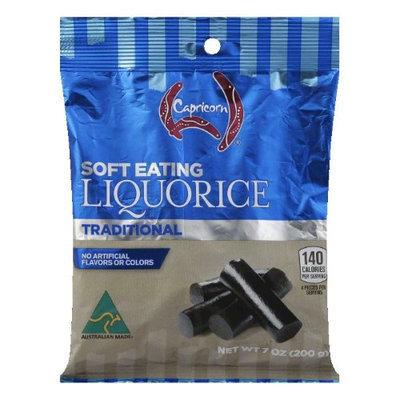 Capricorn Licorice Soft Traditional 7 Oz Case Of 8