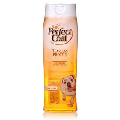 8In1 Pet Products Perfect Coat Tearless Protein Shampoo for Dogs, 32-Ounce, Sun