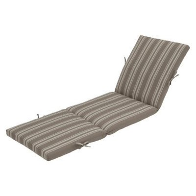 Threshold Outdoor Chaise Lounge Cushion - Taupe Stripe