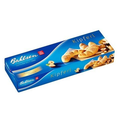Bahlsen Kipferl Hazelnut Biscuits, 4.4-Ounce Boxes (Pack of 12)