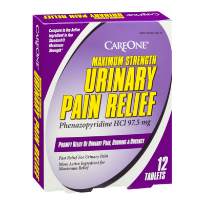 CareOne Urinary Pain Refief Maxiumum Strength - 12 CT