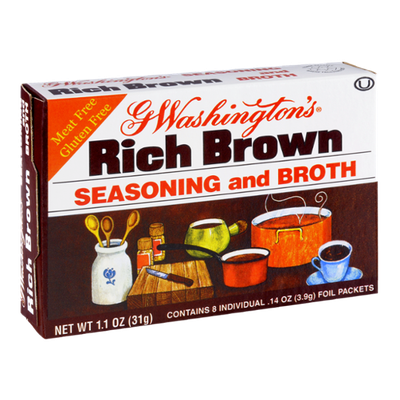 G Washington's Rich Brown Seasoning and Broth