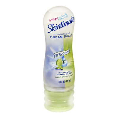 Skintimate Soothing Petals Extra Gentle Moisturizing Cream Shave