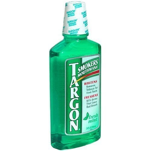 best mouthwash for cigarette smokers Targon Smokers' Mouthwash, Fresh Mint, 24-ounce Bottles (Pack of 3)