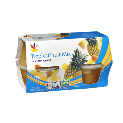 Ahold Tropical Fruit Mix in Light Syrup - 4 CT