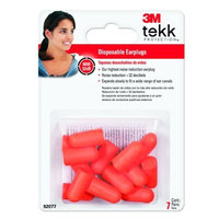 3M TEKK Protection Disposable Earplugs, 7-Pair