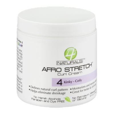 4 Naturals Afro Stretch Curl Cream 4 Kinky - Coily