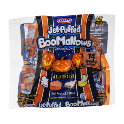 Kraft Marshmallows Jet-Puffed BooMallows Spooky Treat Packs - 14 CT