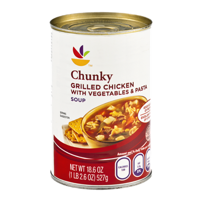 Ahold Chunky Grilled Chicken with Vegetables & Pasta Soup