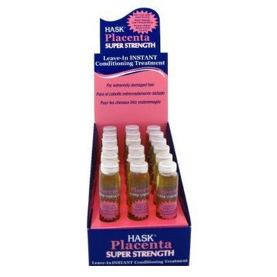 Hask Placenta Vials Super Strength Leave-In (Display Of 18)