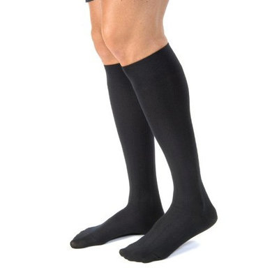 Jobst For Men Casual Compression Support Knee High 30-40mmHg, Small, Black