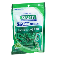 GUM Eez-Thru Flossers Mint - 40 CT