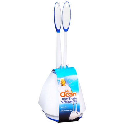 Mr. Clean Turbo Plunger and Bowl Brush Set