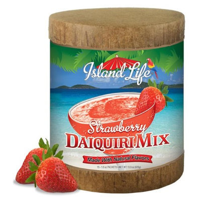 Island Life 2184033 15ct Strawberry Daiquiri Eco-Canister - 6 Packs
