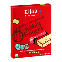 Ella's Kitchen Nibbly Fingers Apples & Strawberries Organic - 12+ Months